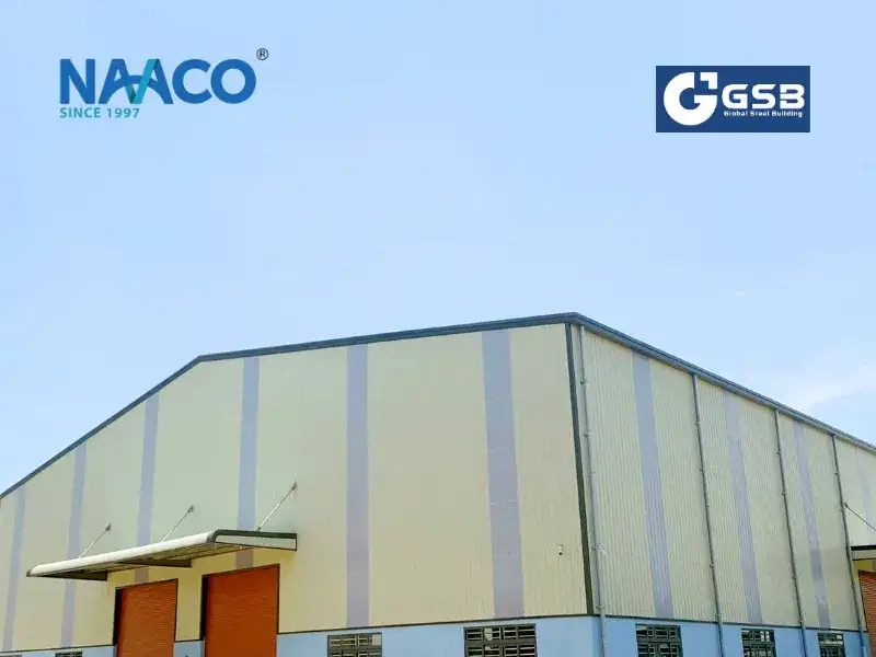 Nhà Máy Kết Cấu Thép GSB Sử Dụng Tấm Lợp Lấy Sáng Elita®
